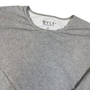 BYLT Premium Basics Lux Mens Gray Long Sleeve Shirt 3XL